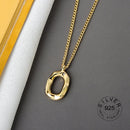Real 925 Sterling Silver Elegant hollowout chain Geometric Pendant Necklace Fine Jewelry For Women Wedding Party Bijoux