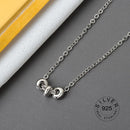 Real 925 Sterling Silver Elegant hollowout chain Geometric Pendant Necklace Fine Jewelry For Women Wedding Party Bijoux