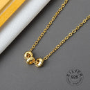 Real 925 Sterling Silver Elegant hollowout chain Geometric Pendant Necklace Fine Jewelry For Women Wedding Party Bijoux