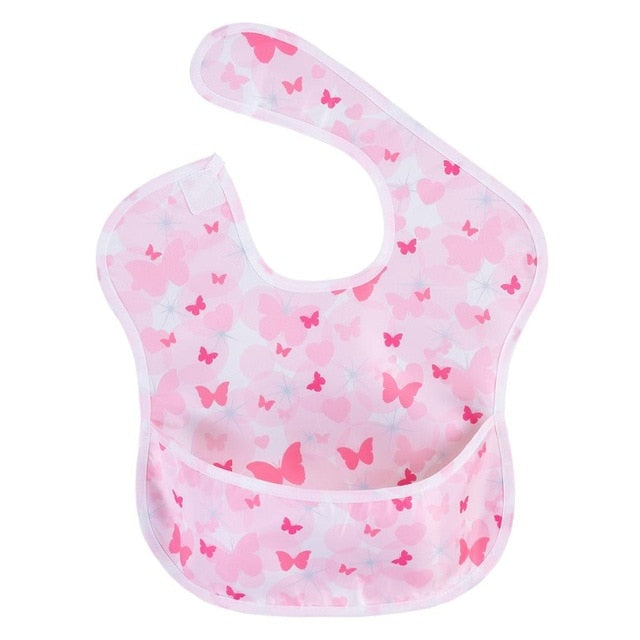 1Pcs Baby Bibs Waterproof Feeding Bibs Unisex Washable Fashion Bibs For Girls & Boys Stain and Odor Resistant Fashion Infant Bib