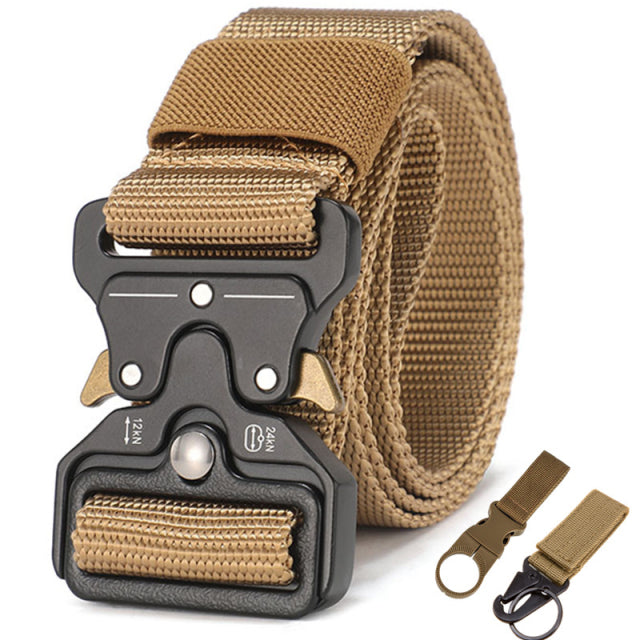 125-140long big size Belt Male Tactical military Canvas Belt Outdoor Tactical Belt men's Military Nylon Belts Army ceinture hom