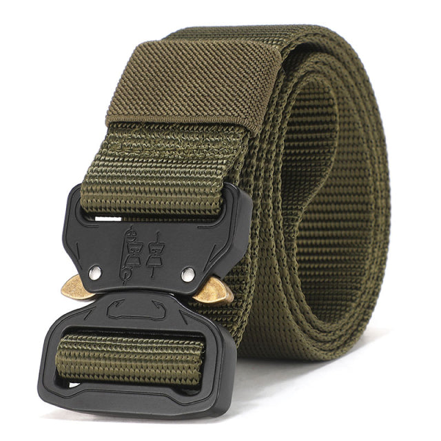 125-140long big size Belt Male Tactical military Canvas Belt Outdoor Tactical Belt men's Military Nylon Belts Army ceinture hom