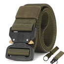 125-140long big size Belt Male Tactical military Canvas Belt Outdoor Tactical Belt men's Military Nylon Belts Army ceinture hom