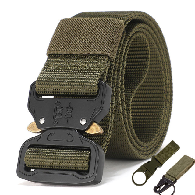 125-140long big size Belt Male Tactical military Canvas Belt Outdoor Tactical Belt men's Military Nylon Belts Army ceinture hom