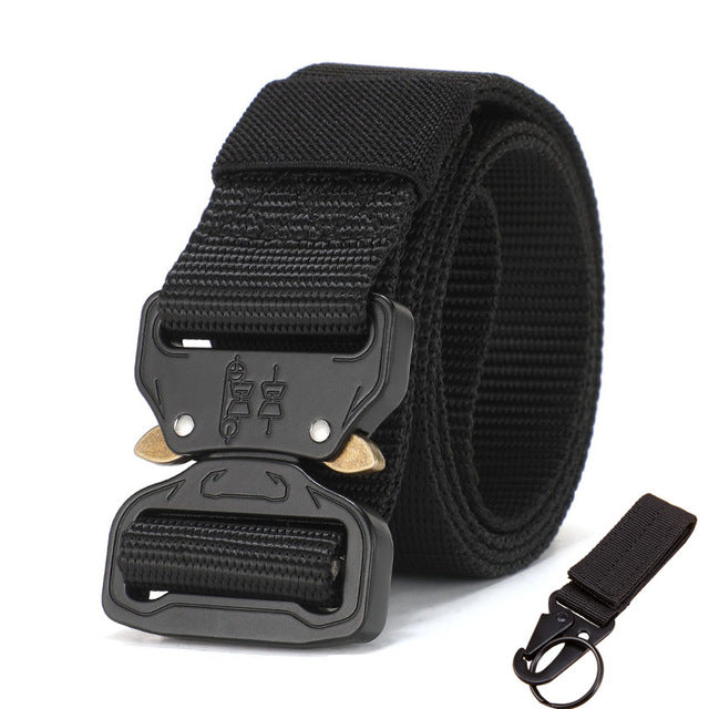125-140long big size Belt Male Tactical military Canvas Belt Outdoor Tactical Belt men's Military Nylon Belts Army ceinture hom