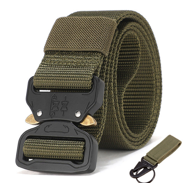125-140long big size Belt Male Tactical military Canvas Belt Outdoor Tactical Belt men's Military Nylon Belts Army ceinture hom