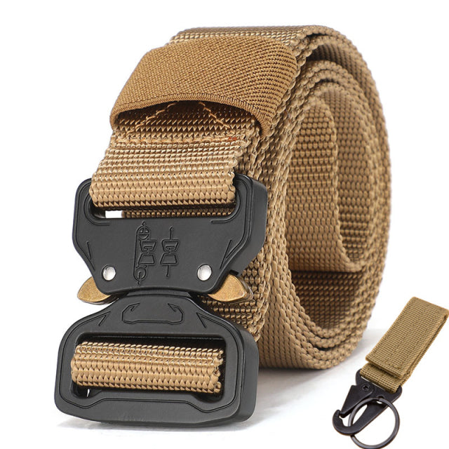 125-140long big size Belt Male Tactical military Canvas Belt Outdoor Tactical Belt men's Military Nylon Belts Army ceinture hom