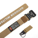 125-140long big size Belt Male Tactical military Canvas Belt Outdoor Tactical Belt men's Military Nylon Belts Army ceinture hom