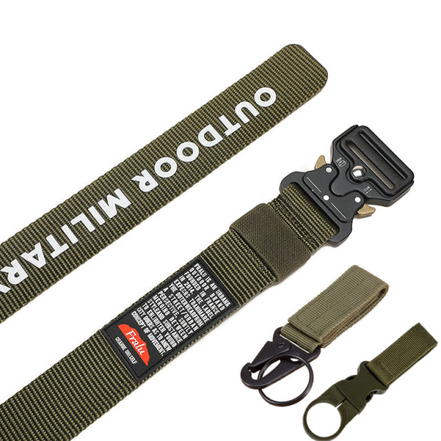 125-140long big size Belt Male Tactical military Canvas Belt Outdoor Tactical Belt men's Military Nylon Belts Army ceinture hom
