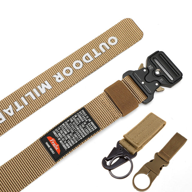 125-140long big size Belt Male Tactical military Canvas Belt Outdoor Tactical Belt men's Military Nylon Belts Army ceinture hom
