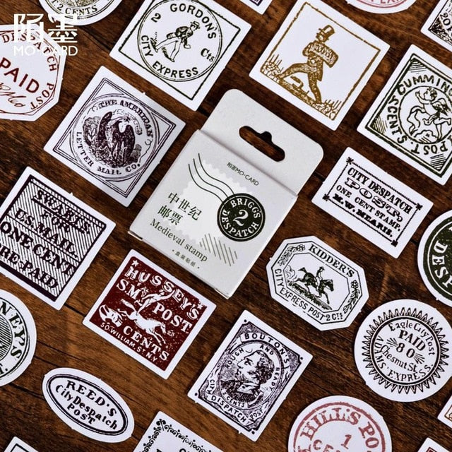 45pcs/box Japanese View Label Stickers Set Decorative Stationery Stickers Scrapbooking Diy Diary Album Stick Label