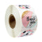 10 Style 50Pcs/wad  Floral Thank You Stickers 1 inch Round seal label handmade scrapbooking Envelope stationery sticker