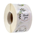 10 Style 50Pcs/wad  Floral Thank You Stickers 1 inch Round seal label handmade scrapbooking Envelope stationery sticker