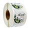 10 Style 50Pcs/wad  Floral Thank You Stickers 1 inch Round seal label handmade scrapbooking Envelope stationery sticker