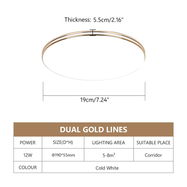 Ultra Thin LED Ceiling Lamp LED Modern Panel Light 72W 36W 24W 18W 12W 220V Bedroom Kitchen Surface Mount Flush Panel Light