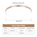 Ultra Thin LED Ceiling Lamp LED Modern Panel Light 72W 36W 24W 18W 12W 220V Bedroom Kitchen Surface Mount Flush Panel Light