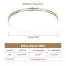 Ultra Thin LED Ceiling Lamp LED Modern Panel Light 72W 36W 24W 18W 12W 220V Bedroom Kitchen Surface Mount Flush Panel Light