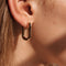 17KM Trendy Hollow Chain Hoop Earrings For Women Gothic Geometric Gold Earrings Punk Statement Circle Earring Brincos Jewelry