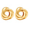 17KM Trendy Hollow Chain Hoop Earrings For Women Gothic Geometric Gold Earrings Punk Statement Circle Earring Brincos Jewelry