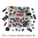 For arduino 45 in 1 Sensors Modules Starter Kit better than 37in1 sensor kit 37 in 1 Sensor Kit UNO R3 MEGA2560