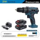 New Style 21V 16.8V 12V Electric Cordless Screwdriver 3 Functions Wireless Impact Drill Mini Lithium Battery Charging Hand Drill