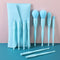 10 pcs Candy Color Makeup Brushes Set With Bag 2020 New Powder Foundation Eyebrow Eyeshadow Blush Make Up Tools Kit