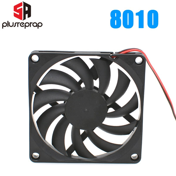 8010 12V Cooling Fan Brushless for Reprap3D Printer Parts DC Cooler 80 x 80 x 10mm Plastic Fan