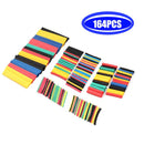 127 Pcs/set Heat Shrink Sleeving Tube Assortment Kit Electrical Insulation Cable Electrical Wire Wrap Cable Waterproof