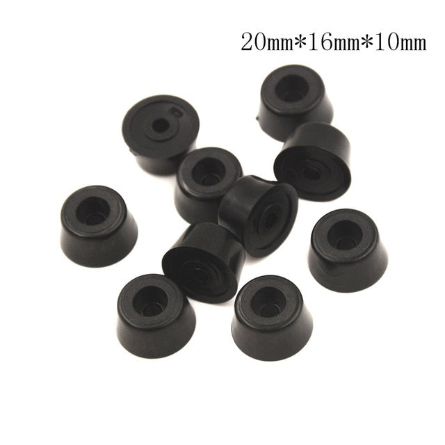 10pcs/20pcs Rubber Pads Tile Floor Protectors Rubber Non-slip Table Chair Furniture Feet Leg Pads