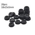 10pcs/20pcs Rubber Pads Tile Floor Protectors Rubber Non-slip Table Chair Furniture Feet Leg Pads