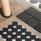 Black Self Adhesive Furniture Leg Rug Anti Scratch Floor Protectors Chair Table Foot Covers Anti Slip Furniture Chair Leg Caps