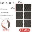 Black Self Adhesive Furniture Leg Rug Anti Scratch Floor Protectors Chair Table Foot Covers Anti Slip Furniture Chair Leg Caps