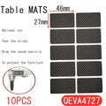 Black Self Adhesive Furniture Leg Rug Anti Scratch Floor Protectors Chair Table Foot Covers Anti Slip Furniture Chair Leg Caps