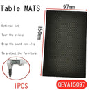 Black Self Adhesive Furniture Leg Rug Anti Scratch Floor Protectors Chair Table Foot Covers Anti Slip Furniture Chair Leg Caps