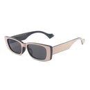 SO&EI Retro Small Rectangle Sunglasses Women Ins Popular Fashion Candy Color Eyewear Men Square Sun Glasses Shades UV400