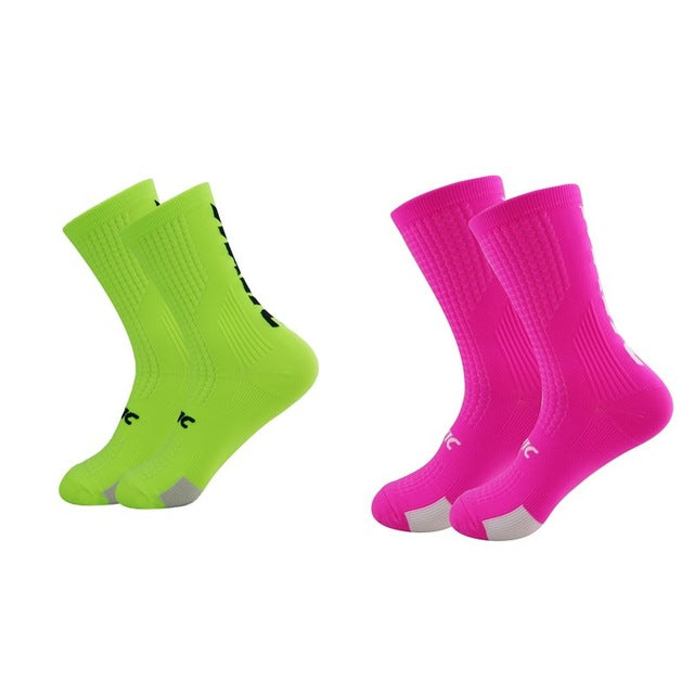Professional Sport Cycling Socks  Breathable Men Women Climbing Hiking Walking Running Socks