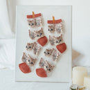 Novelty Harajuku New Product Crystal Silk Tide Socks Funny Sunflowers Vines Flowers Happy Women Socks Casual High Quality Sox