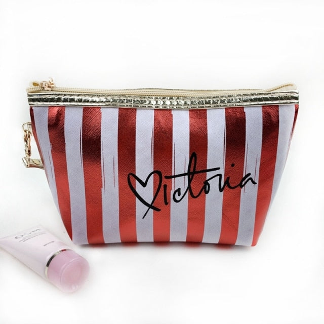 Waterproof Laser Cosmetic Bags Women Neceser Make Up Bag PVC Pouch Wash Toiletry Bag Travel Organizer Case Mujer Bolsas