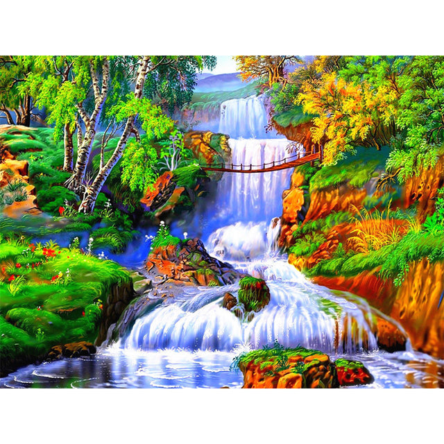 5D Diamond Painting Landscape Sunset Sea View Square/Round Embroidery Cross Stitch Kit Painting Mosaic DIY Home Decoration Gift