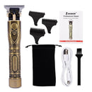 USB Rechargeable T9 Baldheaded Hair Clipper Electric hair trimmer Cordless Shaver Trimmer 0mm Men Barber Hair Cutting Machine