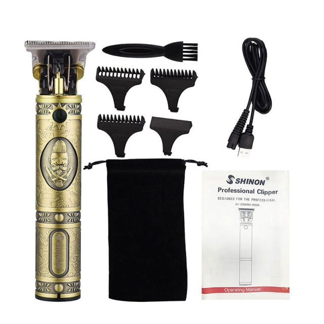 USB Rechargeable T9 Baldheaded Hair Clipper Electric hair trimmer Cordless Shaver Trimmer 0mm Men Barber Hair Cutting Machine