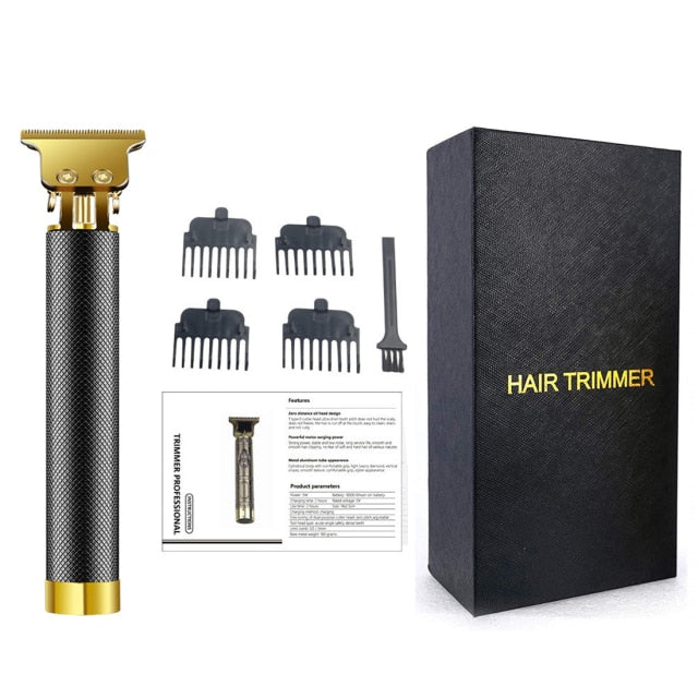 USB Rechargeable T9 Baldheaded Hair Clipper Electric hair trimmer Cordless Shaver Trimmer 0mm Men Barber Hair Cutting Machine