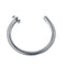1pcs U Shaped Fake Nose Ring Hoop Septum Rings Stainless Steel Nose Piercing Fake Piercing Oreja Pircing Jewelry