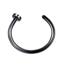1pcs U Shaped Fake Nose Ring Hoop Septum Rings Stainless Steel Nose Piercing Fake Piercing Oreja Pircing Jewelry