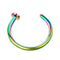 1pcs U Shaped Fake Nose Ring Hoop Septum Rings Stainless Steel Nose Piercing Fake Piercing Oreja Pircing Jewelry