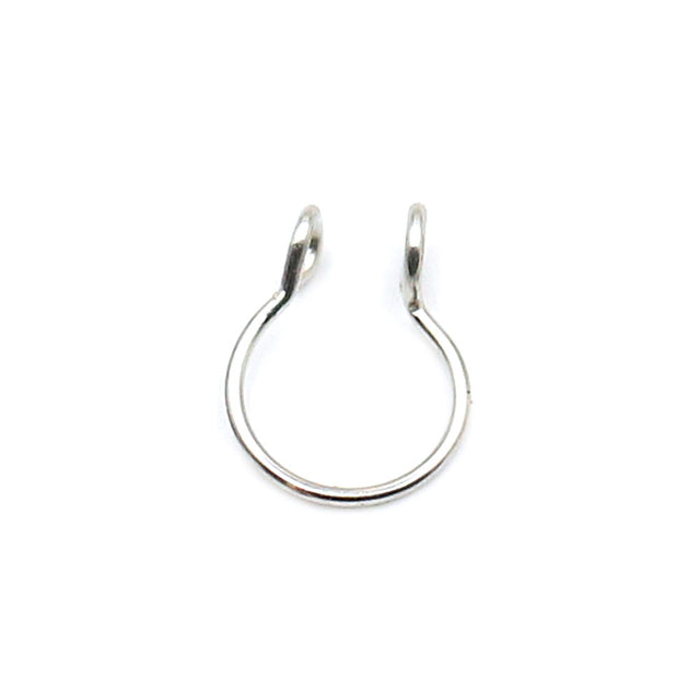 1pcs U Shaped Fake Nose Ring Hoop Septum Rings Stainless Steel Nose Piercing Fake Piercing Oreja Pircing Jewelry