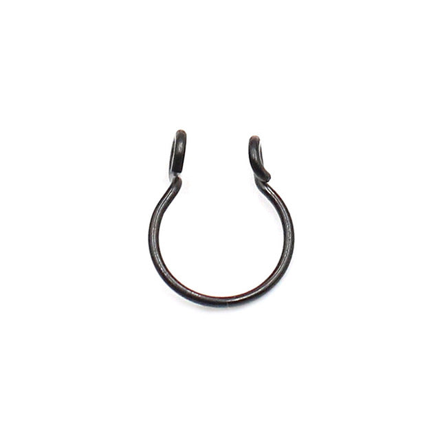 1pcs U Shaped Fake Nose Ring Hoop Septum Rings Stainless Steel Nose Piercing Fake Piercing Oreja Pircing Jewelry
