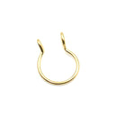 1pcs U Shaped Fake Nose Ring Hoop Septum Rings Stainless Steel Nose Piercing Fake Piercing Oreja Pircing Jewelry