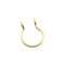 1pcs U Shaped Fake Nose Ring Hoop Septum Rings Stainless Steel Nose Piercing Fake Piercing Oreja Pircing Jewelry