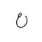 1pcs U Shaped Fake Nose Ring Hoop Septum Rings Stainless Steel Nose Piercing Fake Piercing Oreja Pircing Jewelry